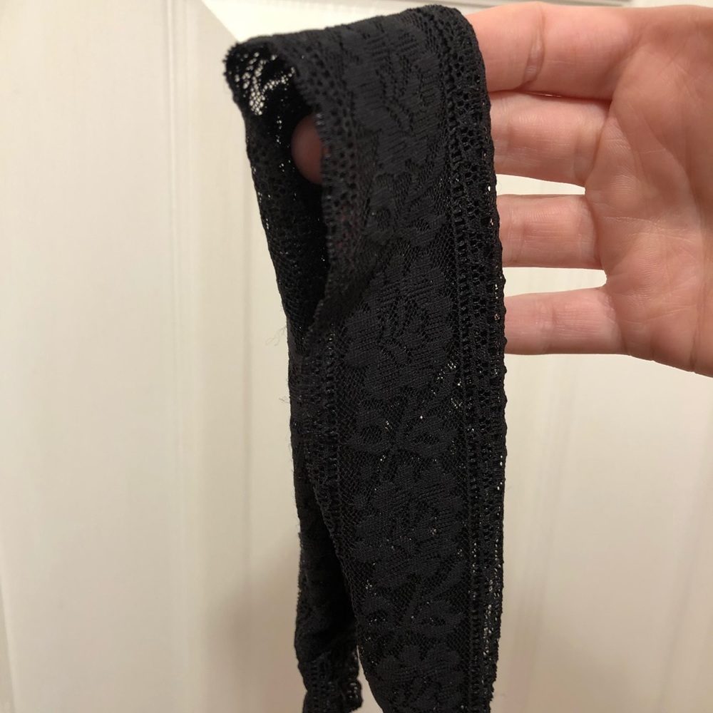 Lacey black headband